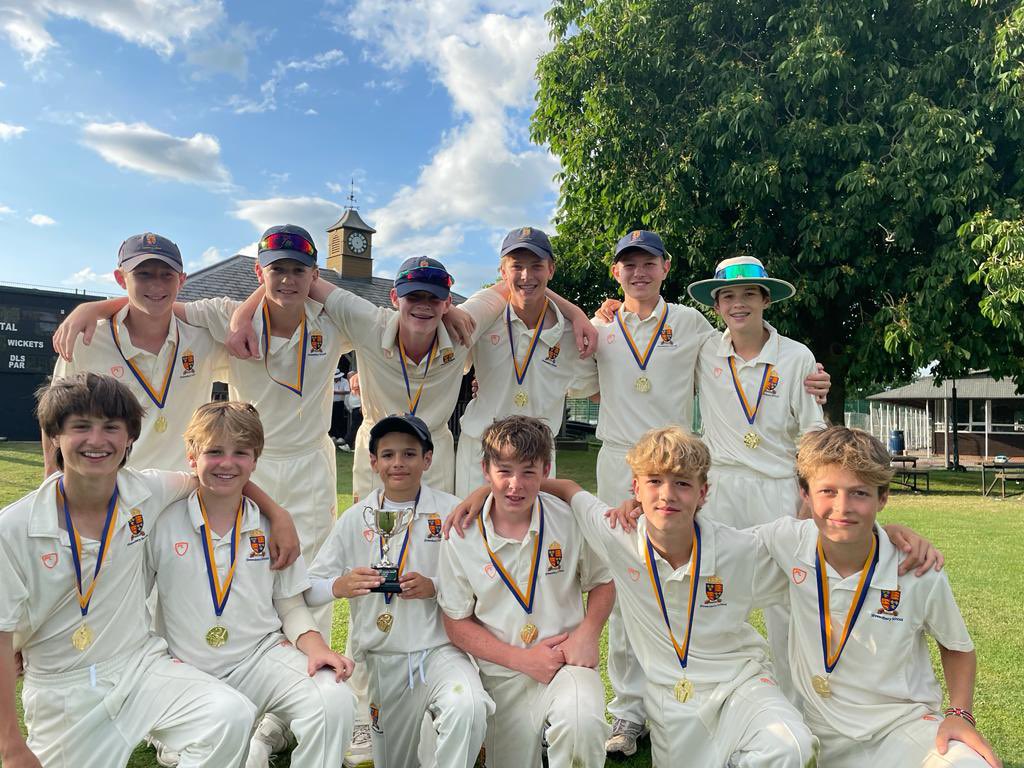 U14 Boys crowned County Cricket Champions News Shrewsbury School